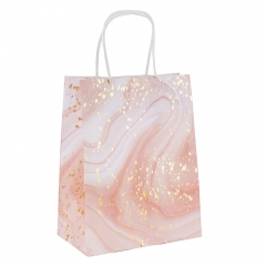 Подарочный пакет "Золотое кружево", 18*23 см * Рандомный выбор дизайна (9215-007)