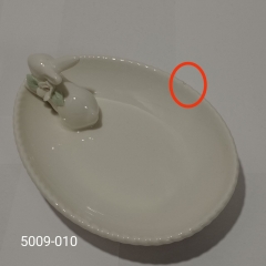 Тарелка "Белый кролик", белая, 16 см (00BR-5009-010)