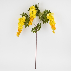 Искусственная ветка "Акация", желтая, 102 см (2026-017/yellow)