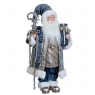 Фігурка «Санта з посохом» у синьому (6011-003)