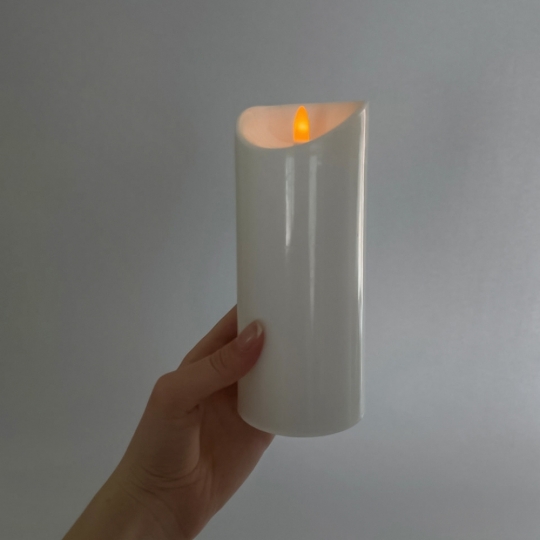 Набор из 3 светодиодных свечей (LED), белый, 17,5 см * 15 см * 12,5 см (6032-017)