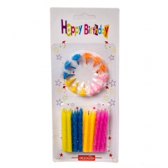 Свічки для торта "Кольорові" (8133-001)