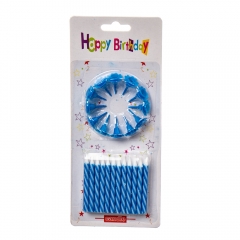 Свечи для торта "Синие" (8133-003)