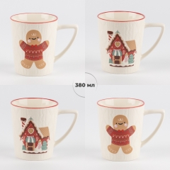 Кружка "Пряничная сказка", 380 мл * Рандомный выбор дизайна (6035-007)