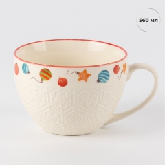 Кружка "Новогодняя гирлянда", 560 мл (6035-009)