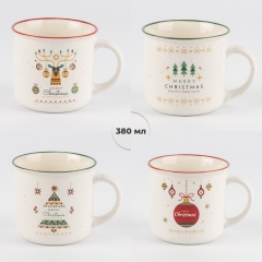 Кружка "Рождественское настроение", 380 мл * Рандомный выбор дизайна (6035-011)