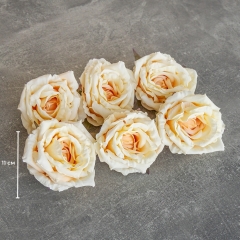 Головка троянди, кремова, 11 см (9222-022)