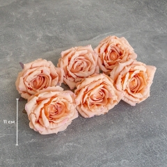 Головка троянди, помаранчева, 11 см (9222-026)