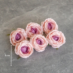 Головка троянди, рожево-бузкова, 9 см (9222-030)