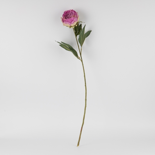 Искусственные пионы, сиреневые, 80 см (2019-006)