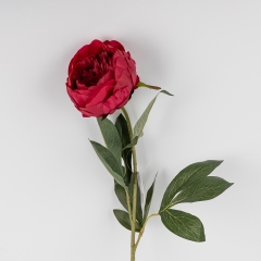 Искусственные пионы, красные, 80 см (2019-007)