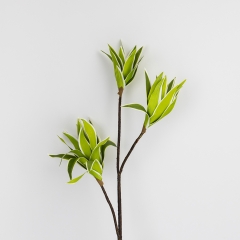 Драцена штучна, зелена, 90 см (2028-003/white-green)