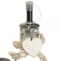 УЦІНКА Набір для спецій "Серця" (3 предмета) (Плями плісняви на тканині,сірувата,дефект дози,невеликі потертості та подряпини) (012AW-3)