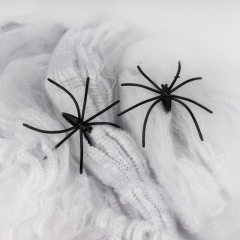 Декор на Хеллоуин "Белая паутина с пауками", 20 г (9242-003)