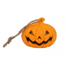 Светодиодная свеча (LED) с подвеской "Тыква", 6 см (9242-007)