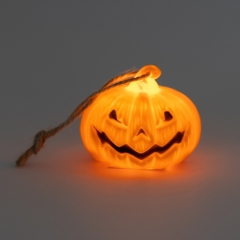 Светодиодная свеча (LED) с подвеской "Тыква", 6 см (9242-007)