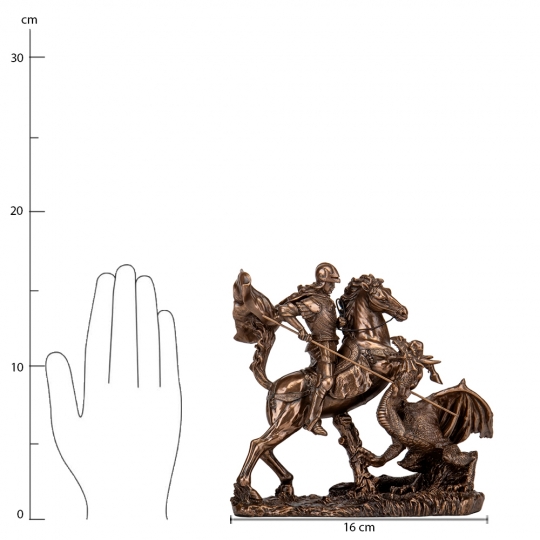 Статуетка "Георгій Змієборець", 16 см (78076A1)