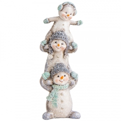 Статуэтка "Веселые снеговики" (2007-194)