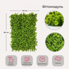 Фітомодуль штучний "Травка", 40*60 см (19295-013)