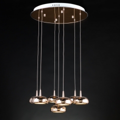 Люстра подвесная "Золотые капли" на 7 ламп (ZW005/7) (ZW005/7)