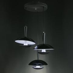 Люстра подвес черная на 3 лампы LED 10W (ZW011/3 (black)) (ZW011/3 (black))