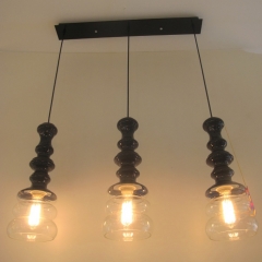 Люстра подвес  фигурная на 3 лампы (ZW023/3 (black)) (ZW023/3 (black))