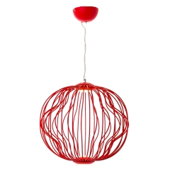 Люстра красная "Клетка" (OU151/BR) (OU151/BR)