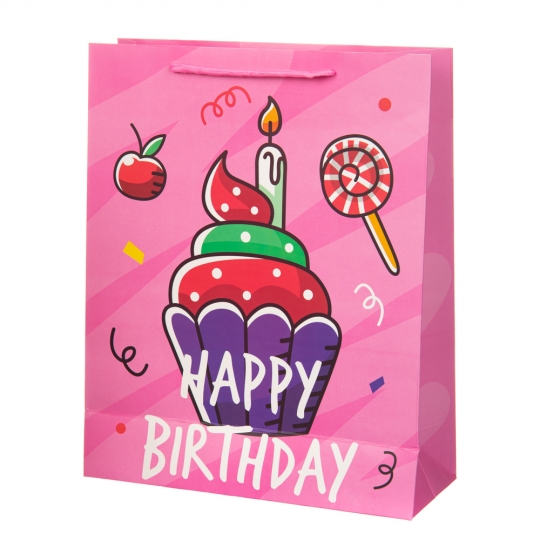 Подарунковий пакет "Birthday gifts" 31 * 12 * 40 (8814-016)