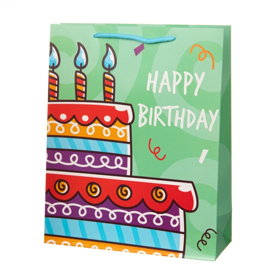 Подарунковий пакет "Birthday gifts" 31 * 12 * 40 (8814-016)