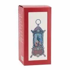 Новорічний ліхтар з підсвіткою та музикою "Чарівна ніч біля ялинки", 32 см (9240-019)