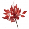 Декоративна гілка "Засніжене листя" (2010-078)