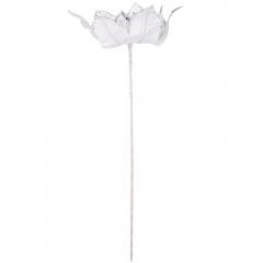 Декоративный цветок "Симфония", белый, 45 см (9171-026)
