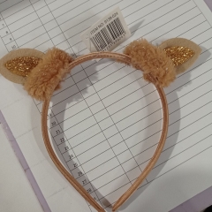 УЦІНКА Новорічний обідок "Олень", 20 см (Вілсутні роги) (00BR-9139-024)