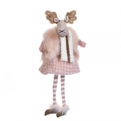 Фигурка декоративная (подвеска)  "Олень в шубке" (6005-012)