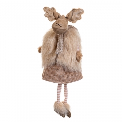 Фігурка декоративна (підвіска)  "Олень" в коричневому (6005-014)