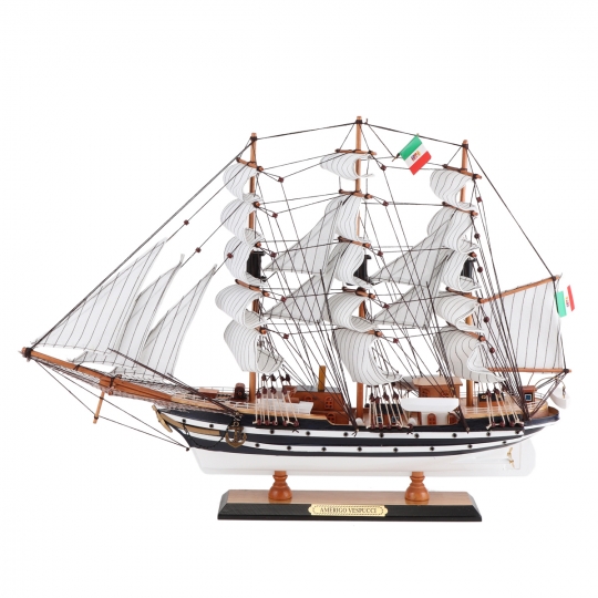 Дерев'яна модель корабля "Amerigo Vespucci" 62 см (САМОВИВІЗ АБО ОКРЕМА ТТН) (8937-007)
