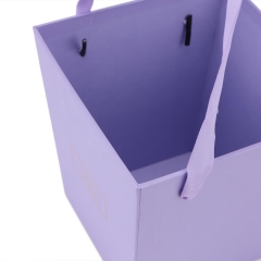 Коробка для цветов "С любовью", сиреневая (8947-021)
