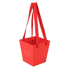 Коробка для цветов "С любовью", красная (8947-020)