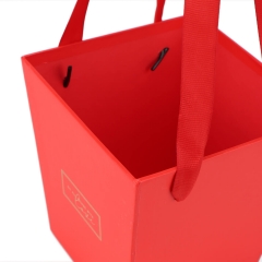 Коробка для цветов "С любовью", красная (8947-020)