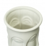 Керамічна ваза "Лице" біла 20.5 см (8723-001)