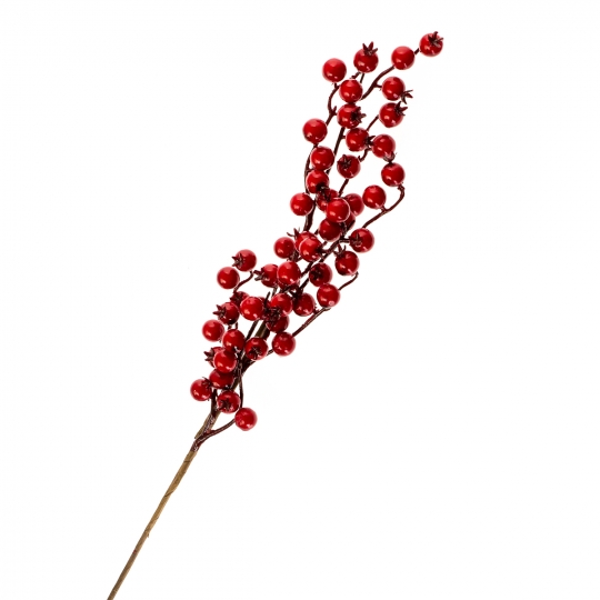 Декоративна гілка "Лісові ягідки", 70 см. (8002-030)