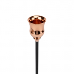 Набір з 3 підсвічників "Шик мідного акценту", мідно-чорний, 32*27*22 см (9260-010)