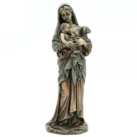 Статуетка "Діва Марія з немовлям" 21 см. (76149A1)