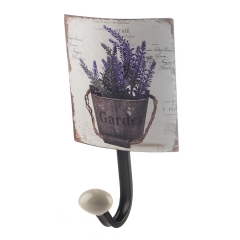 Настенный крючоквешалка "Лаванда" (081A)