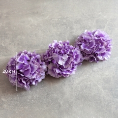 Головка гортензии, сиреневая, 20 см (19222-004)