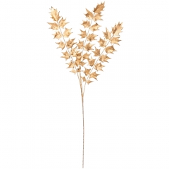 Декоративная ветвь "Новогодняя феерия", золотая, 86 см (9156-007)