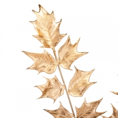 Декоративная ветвь "Новогодняя феерия", золотая, 86 см (9156-007)