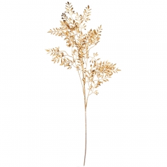 Декоративная ветка "Ледяная мелодия", золотая, 92 см (9156-009)