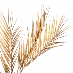 Декоративная ветвь "Морозный блеск", золотая, 85 см (9156-015)