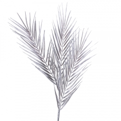 Декоративная ветвь "Морозный блеск", серебряная, 85 см (9156-016)